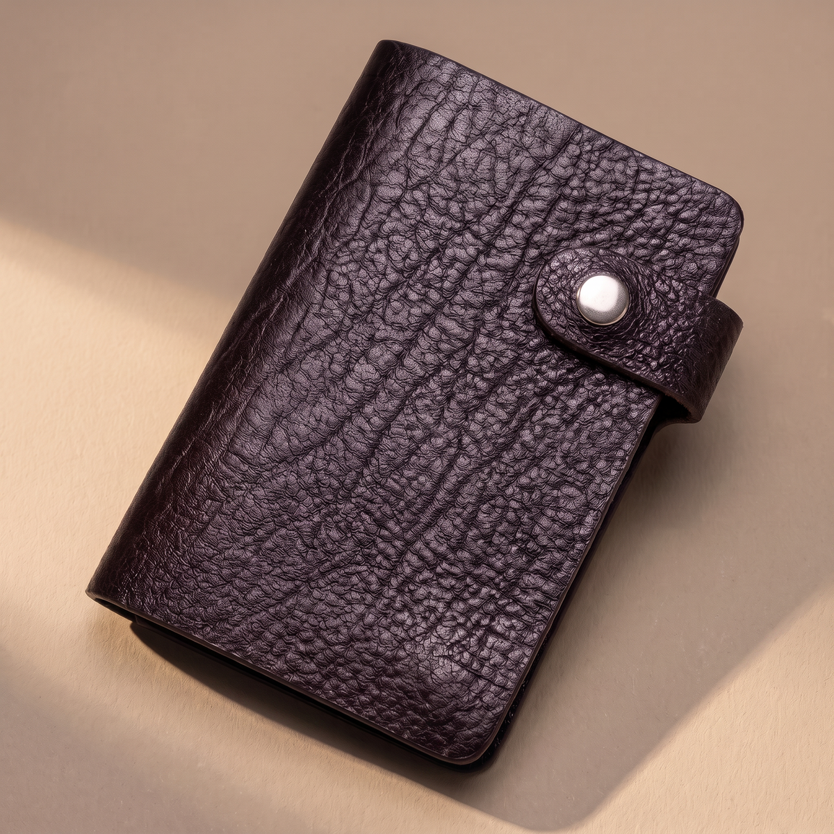 LISCIO ／ 回転カードケース darkbrown