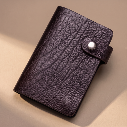 LISCIO ／ 回転カードケース darkbrown