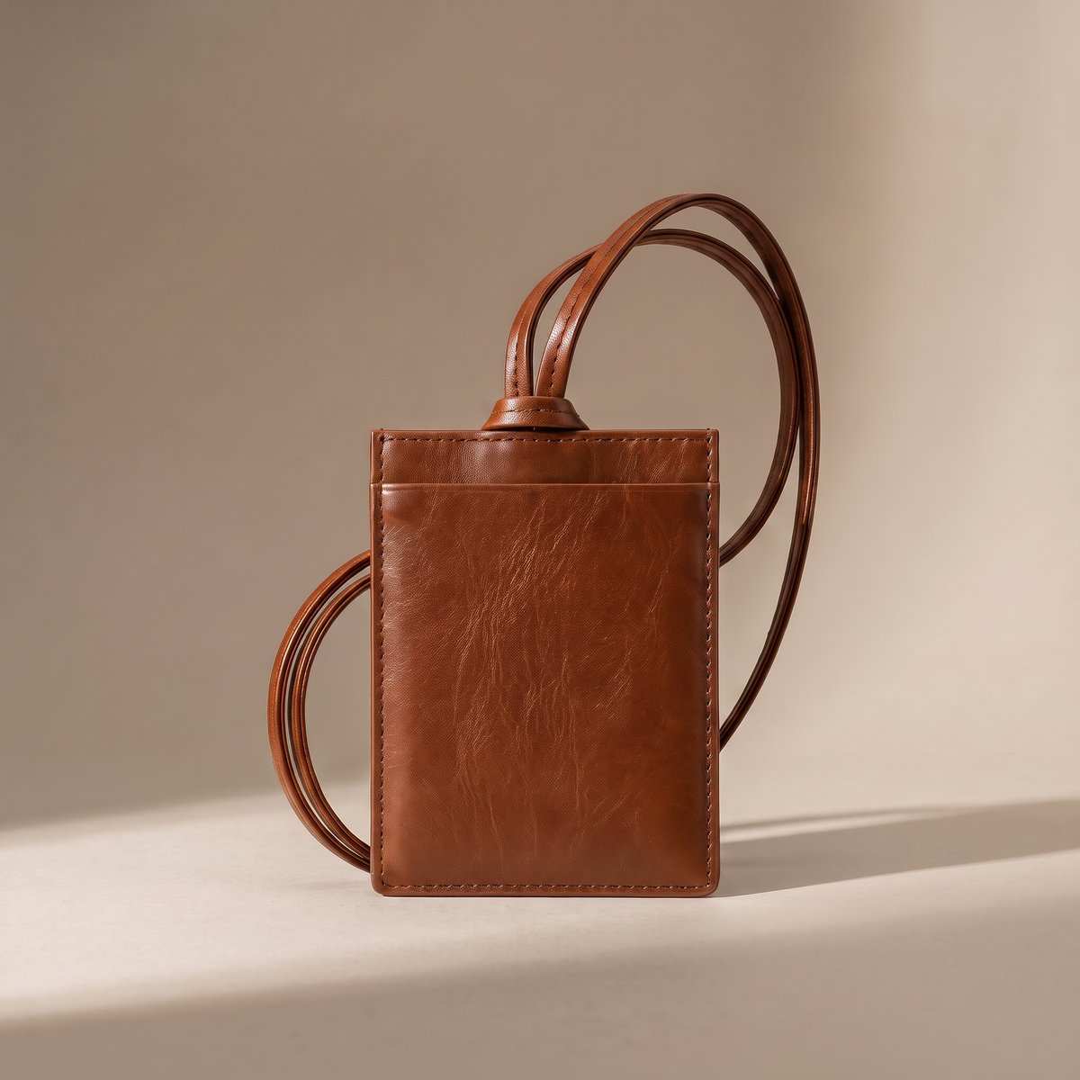 LISCIO ／ IDカードケース brown