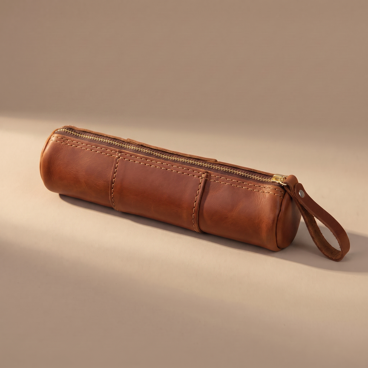 LISCIO ／ ペンケース brown