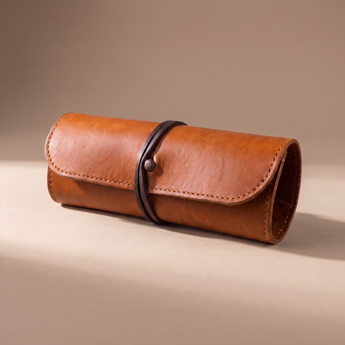 LISCIO ／ ペンケース brown