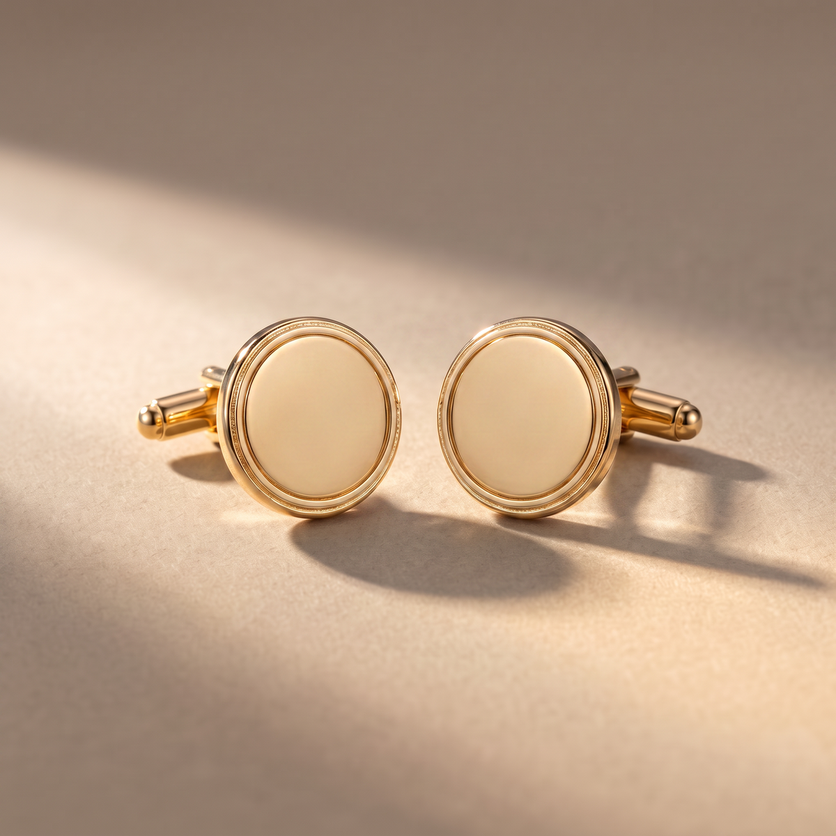 FERMO ／ カフリンクス ラウンド gold