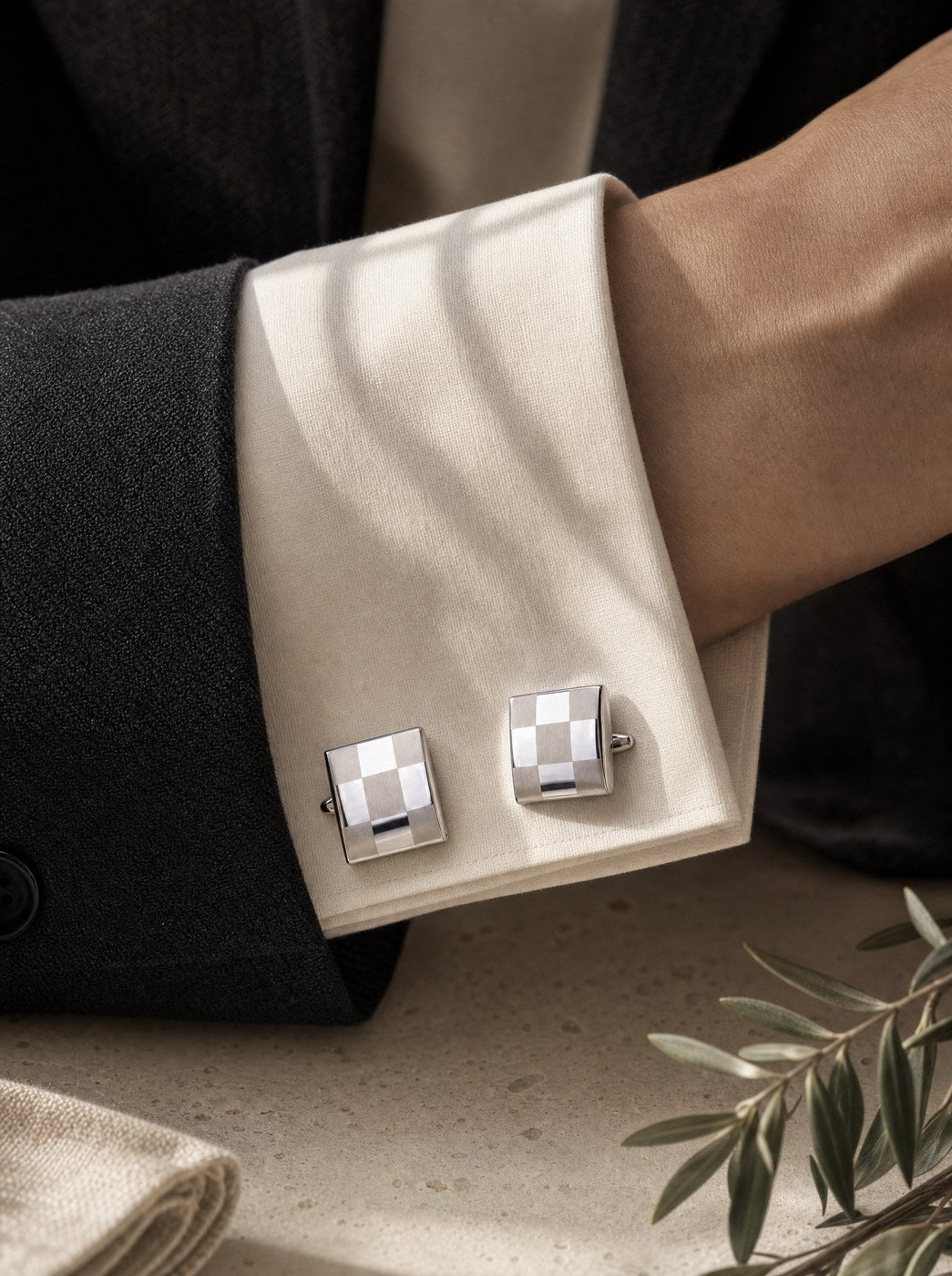 cufflinks wearing