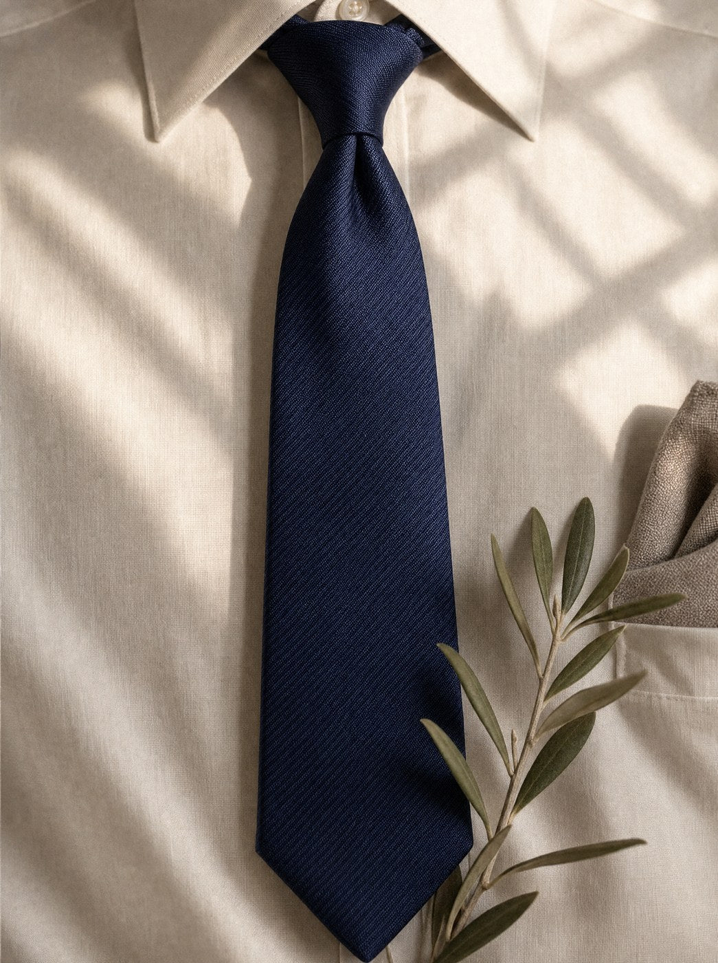 silk-necktie wearing